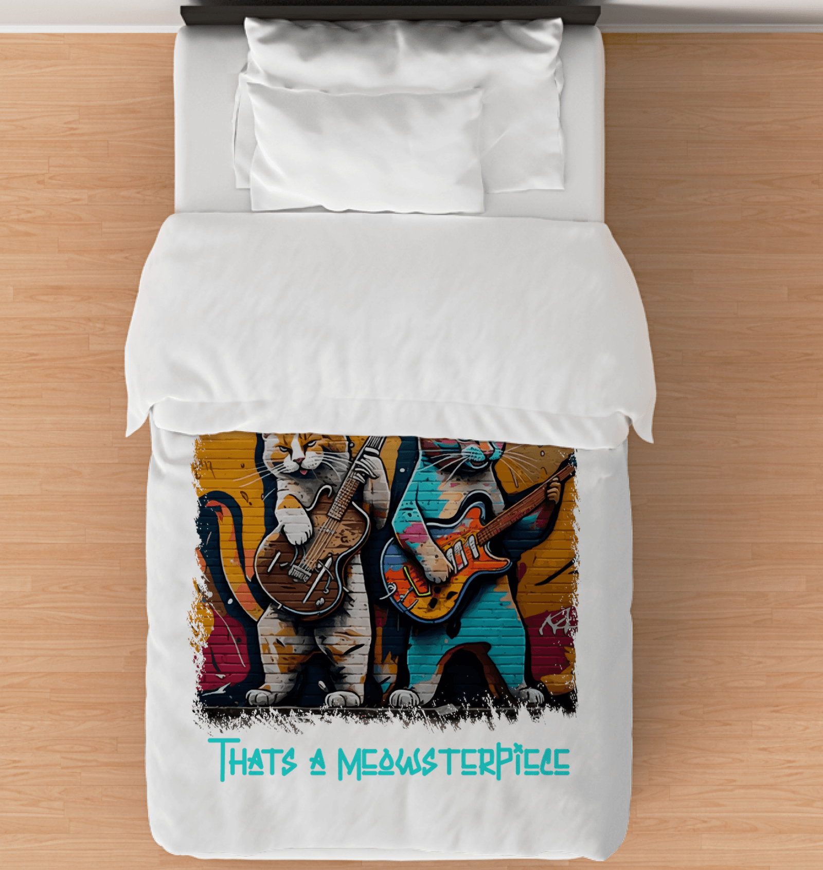 Thats A Meowsterpiece Comforter - Twin - Beyond T-shirts