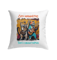 Thats A Meowsterpiece Indoor Pillow - Beyond T-shirts