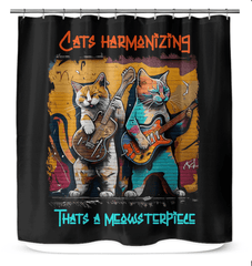 Thats A Meowsterpiece Shower Curtain - Beyond T-shirts