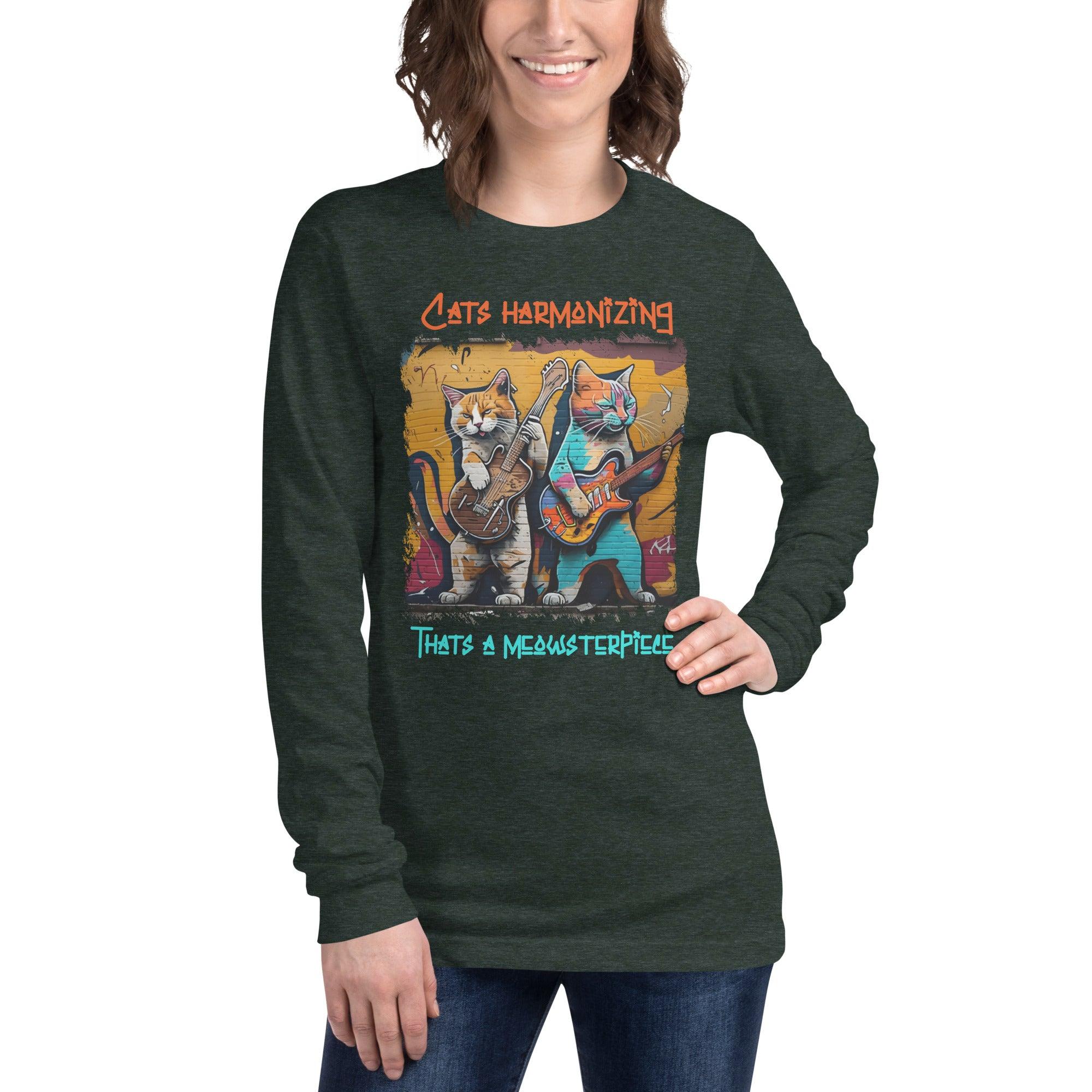 Thats A Meowsterpiece Unisex Long Sleeve Tee - Beyond T-shirts