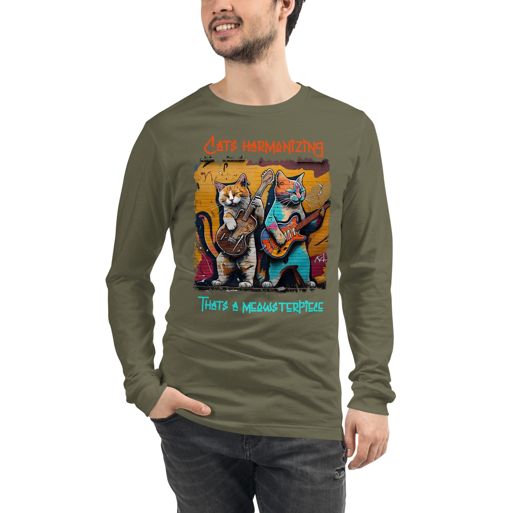 Thats A Meowsterpiece Unisex Long Sleeve Tee - Beyond T-shirts