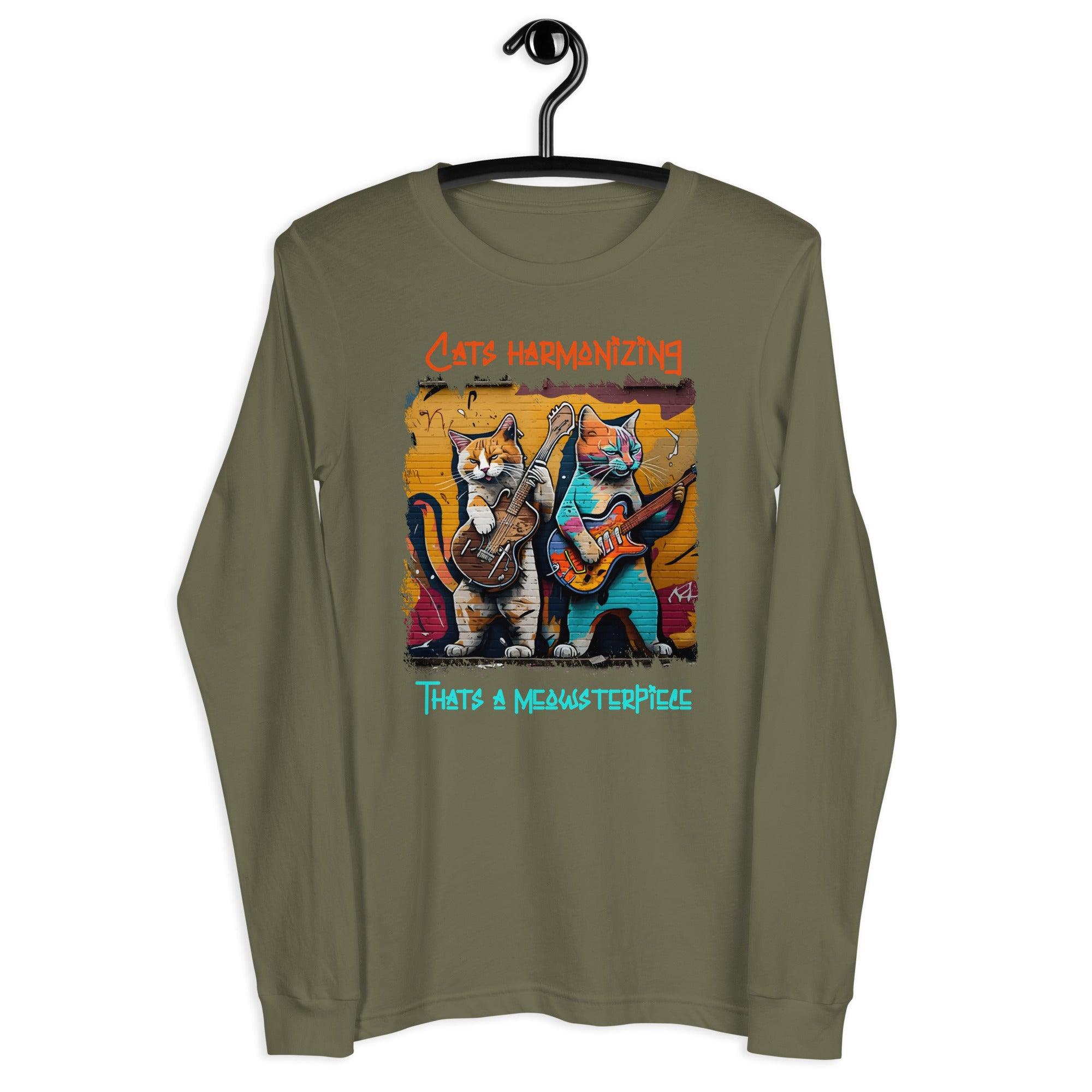 Thats A Meowsterpiece Unisex Long Sleeve Tee - Beyond T-shirts