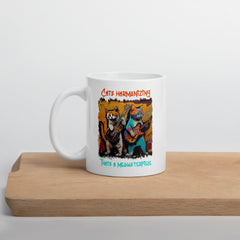 Thats A Meowsterpiece White glossy mug - Beyond T-shirts