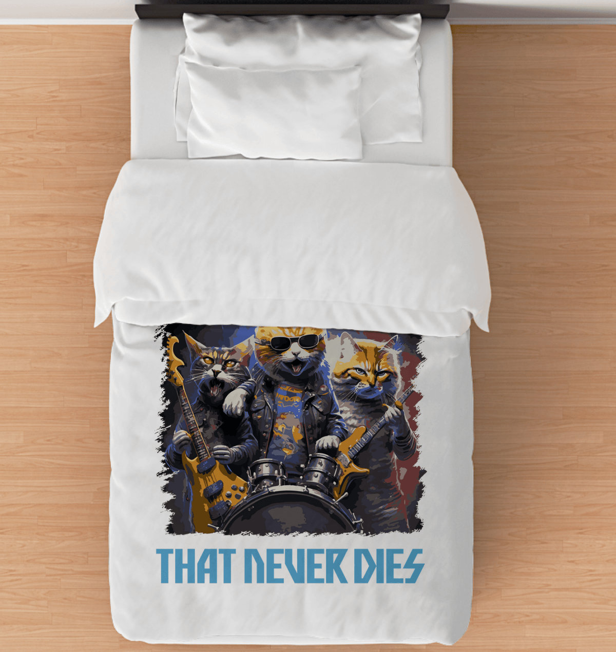 The Genre That Never Dies Duvet Cover - Beyond T-shirts