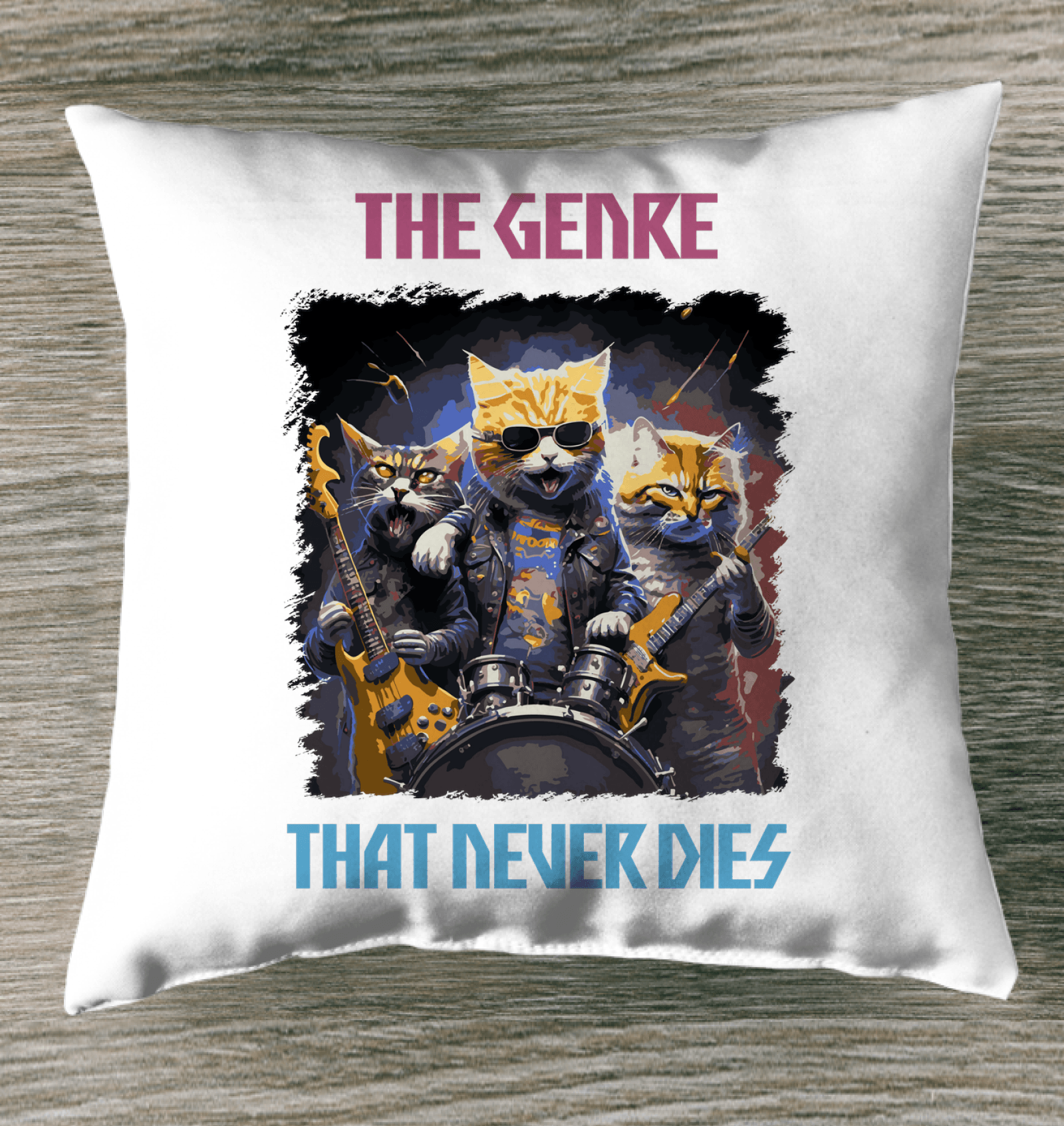 The Genre That Never Dies Indoor Pillow - Beyond T-shirts