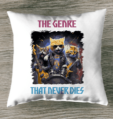 The Genre That Never Dies Indoor Pillow - Beyond T-shirts