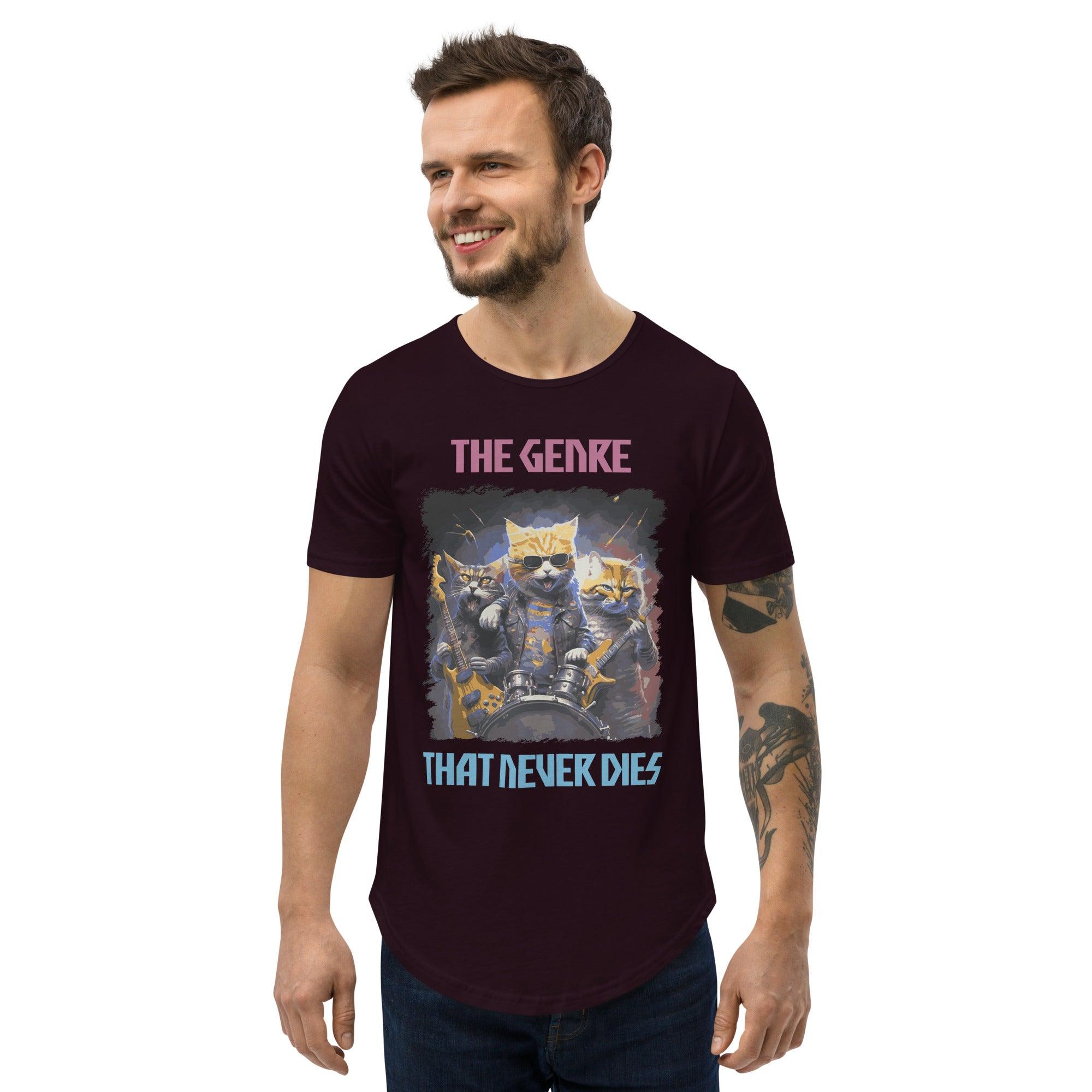 The Genre That Never Dies Men's Curved Hem T-Shirt - Beyond T-shirts