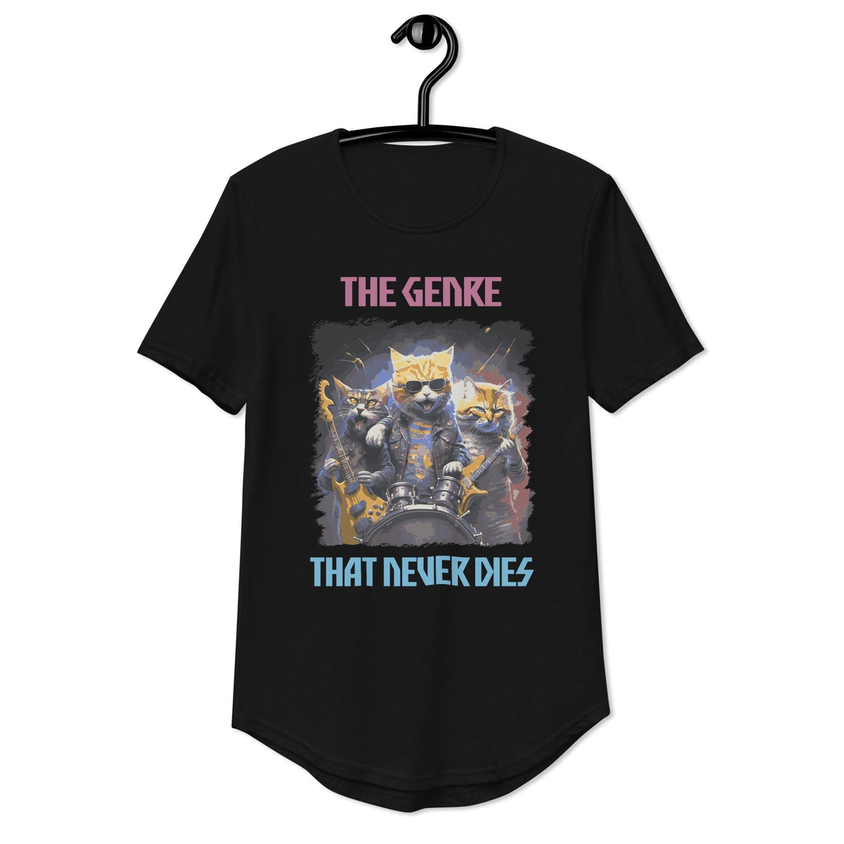 The Genre That Never Dies Men's Curved Hem T-Shirt - Beyond T-shirts