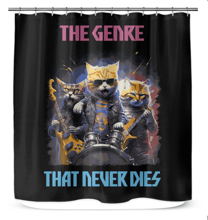 The Genre That Never Dies Shower Curtain - Beyond T-shirts