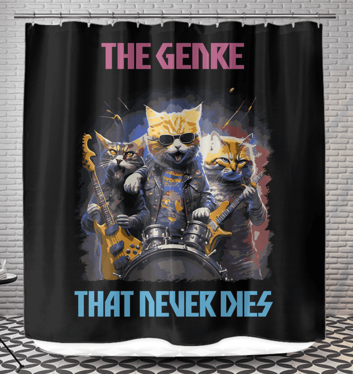 The Genre That Never Dies Shower Curtain - Beyond T-shirts