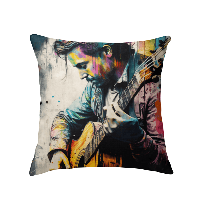 The Guitar Speaks My Soul Indoor Pillow - Beyond T-shirts