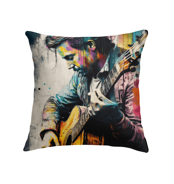 The Guitar Speaks My Soul Indoor Pillow - Beyond T-shirts