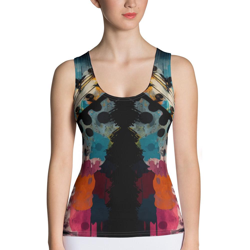 The Guitar Speaks My Soul Sublimation Cut & Sew Tank Top - Beyond T-shirts