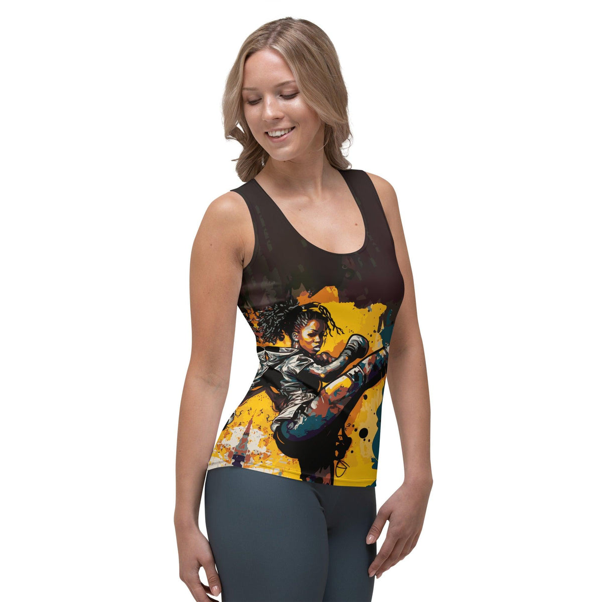 The Only Limit Is Fear Sublimation Cut & Sew Tank Top - Beyond T-shirts