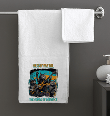 The Sound Of Defiance Bath Towel - Beyond T-shirts