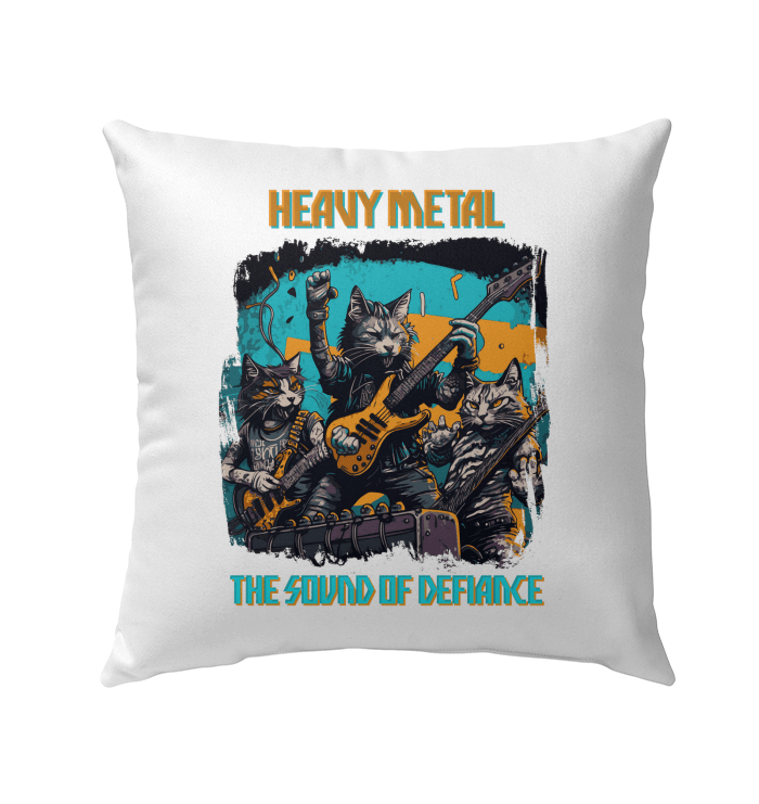 The Sound Of Defiance Outdoor Pillow - Beyond T-shirts