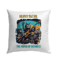 The Sound Of Defiance Outdoor Pillow - Beyond T-shirts