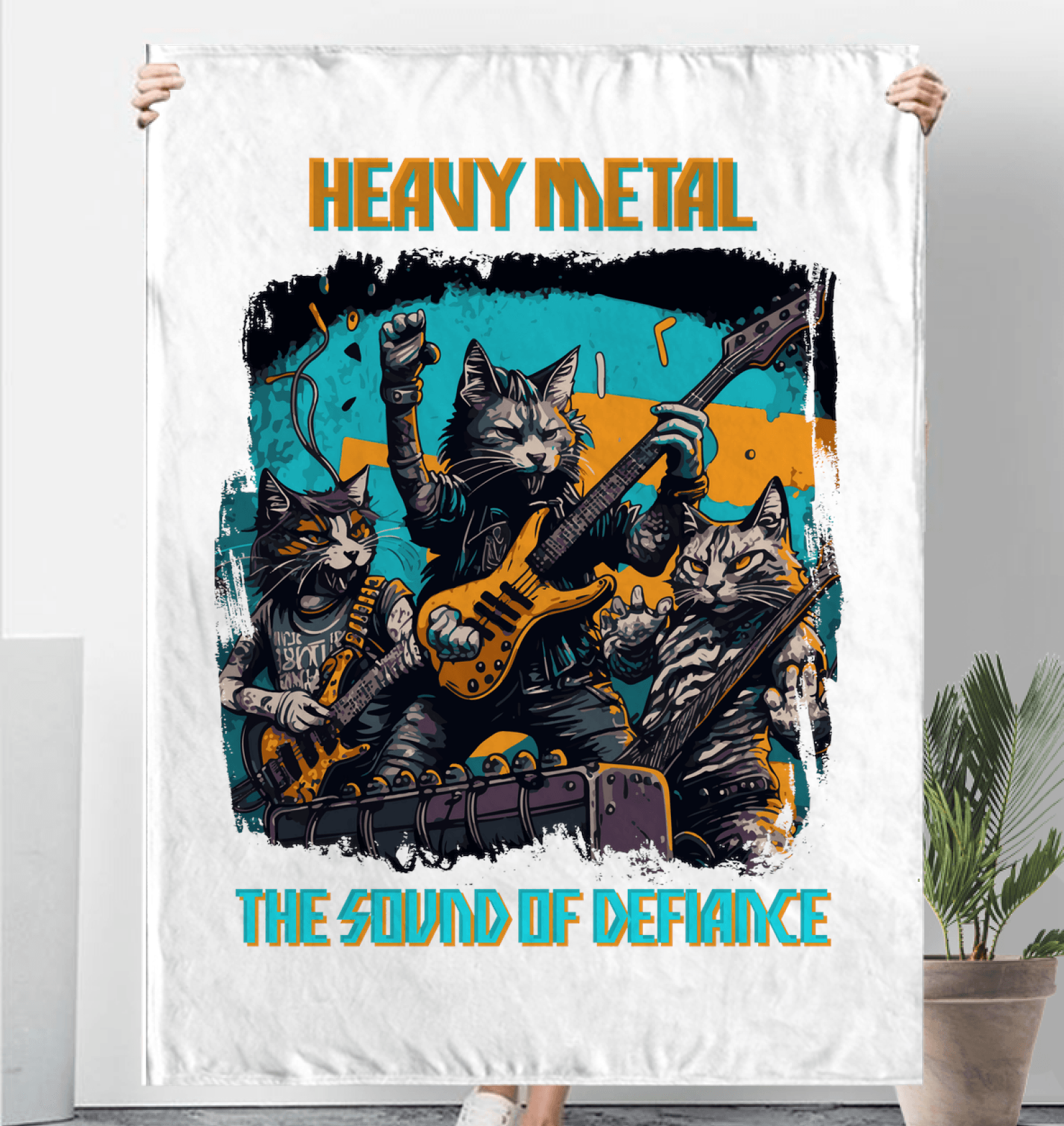 The Sound Of Defiance Sherpa Blanket - Beyond T-shirts