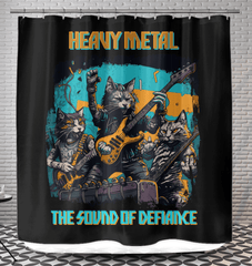 The Sound Of Defiance Shower Curtain - Beyond T-shirts