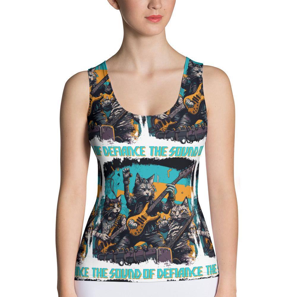 The Sound Of Defiance Sublimation Cut & Sew Tank Top - Beyond T-shirts