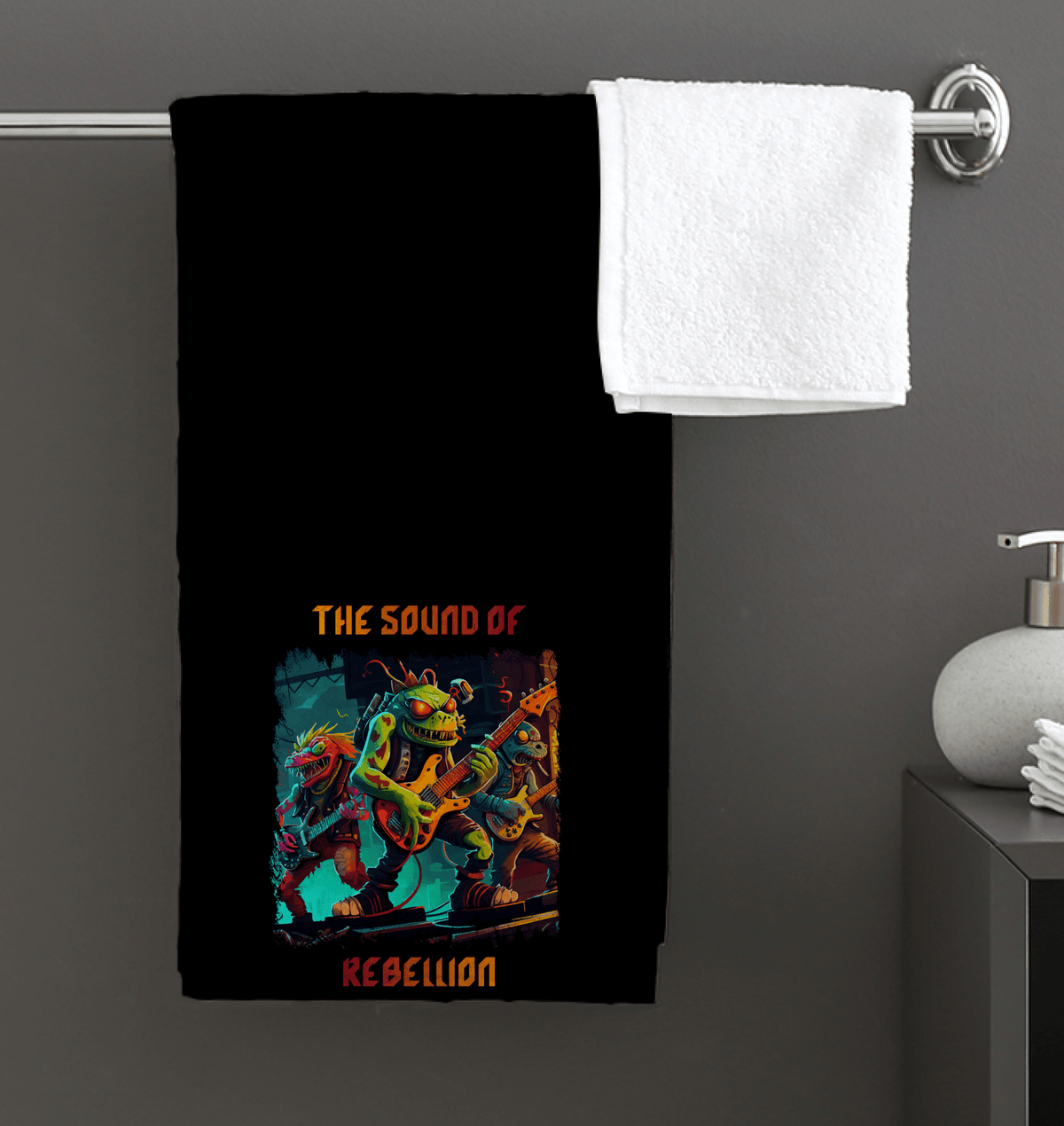 The Sound Of Rebellion Bath Towel - Beyond T-shirts