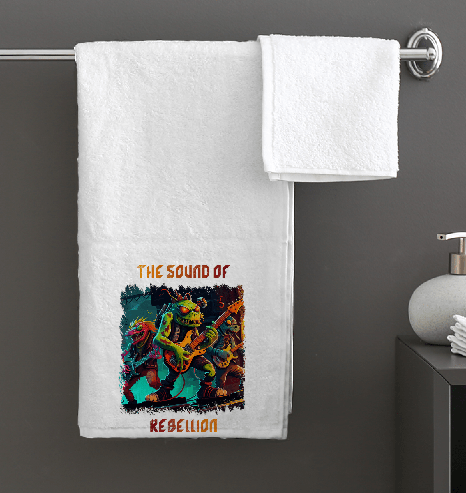 The Sound Of Rebellion Bath Towel - Beyond T-shirts