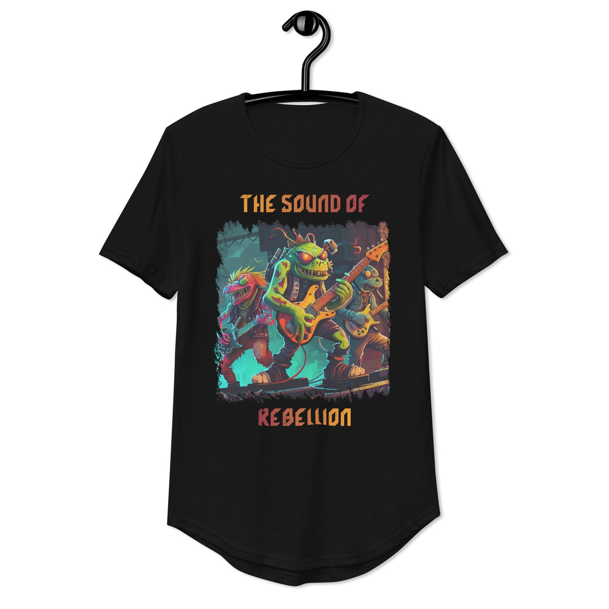 The Sound Of Rebellion Men's Curved Hem T-Shirt - Beyond T-shirts