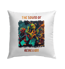 The Sound Of Rebellion Outdoor Pillow - Beyond T-shirts