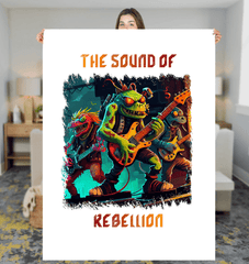 The Sound Of Rebellion Sherpa Blanket - Beyond T-shirts