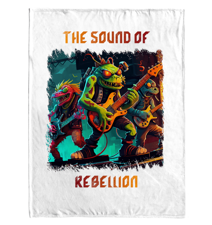 The Sound Of Rebellion Sherpa Blanket - Beyond T-shirts