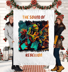 The Sound Of Rebellion Sherpa Blanket - Beyond T-shirts