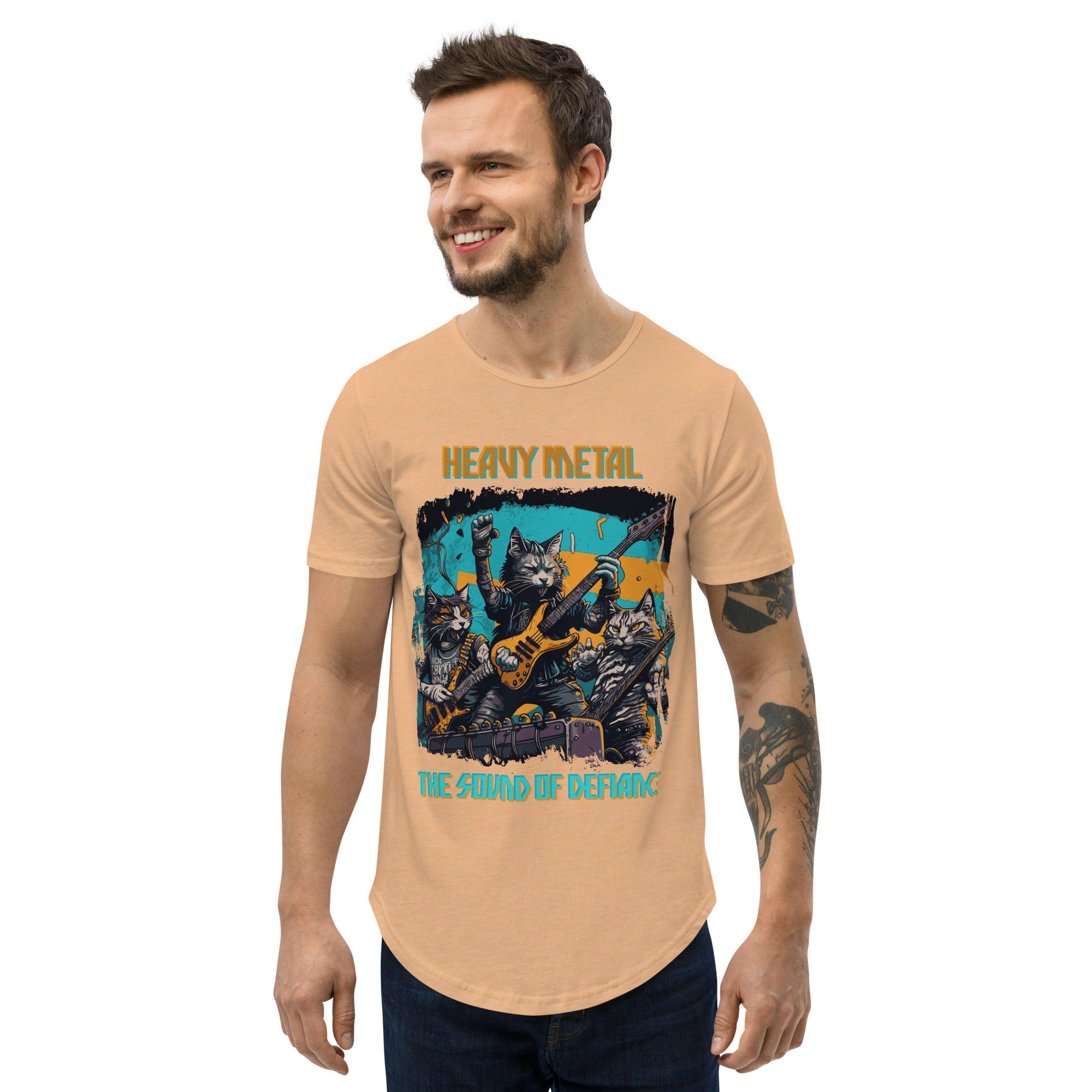 The Sound Off Defiance Men's Curved Hem T-Shirt - Beyond T-shirts