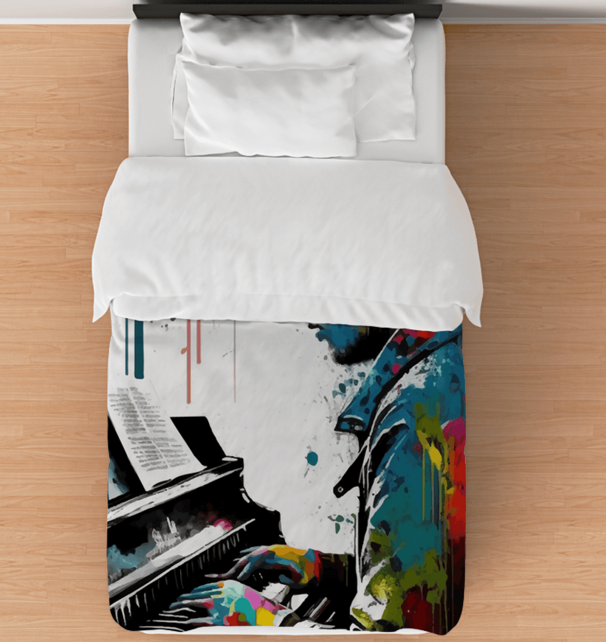 Throw Down Some Chords Duvet Cover - Beyond T-shirts