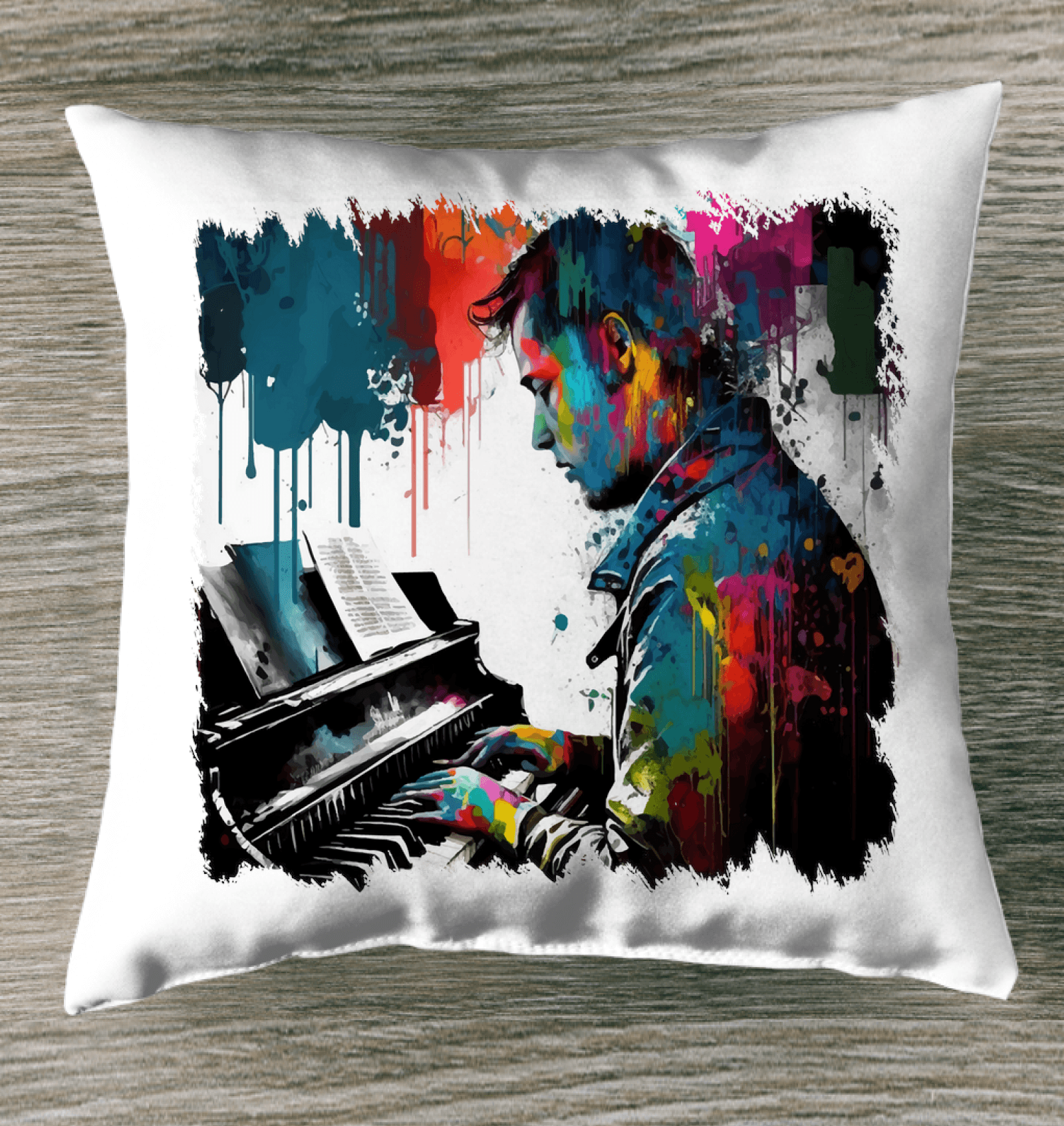 Throw Down Some Chords Indoor Pillow - Beyond T-shirts