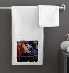 Ticklin' the Piano Bath Towel - Beyond T-shirts