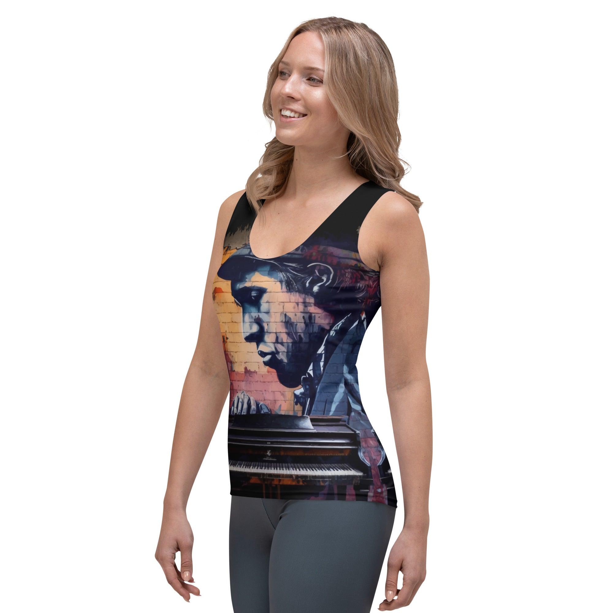 Ticklin' the Piano Sublimation Cut & Sew Tank Top - Beyond T-shirts