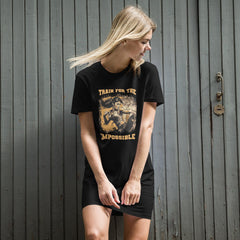 Train For The Impossible Organic Cotton T-Shirt Dress - Beyond T-shirts