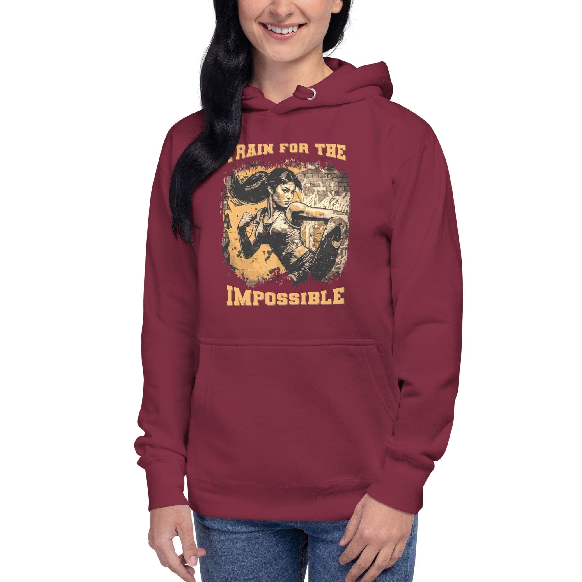 Train For The Impossible Unisex Hoodie - Beyond T-shirts