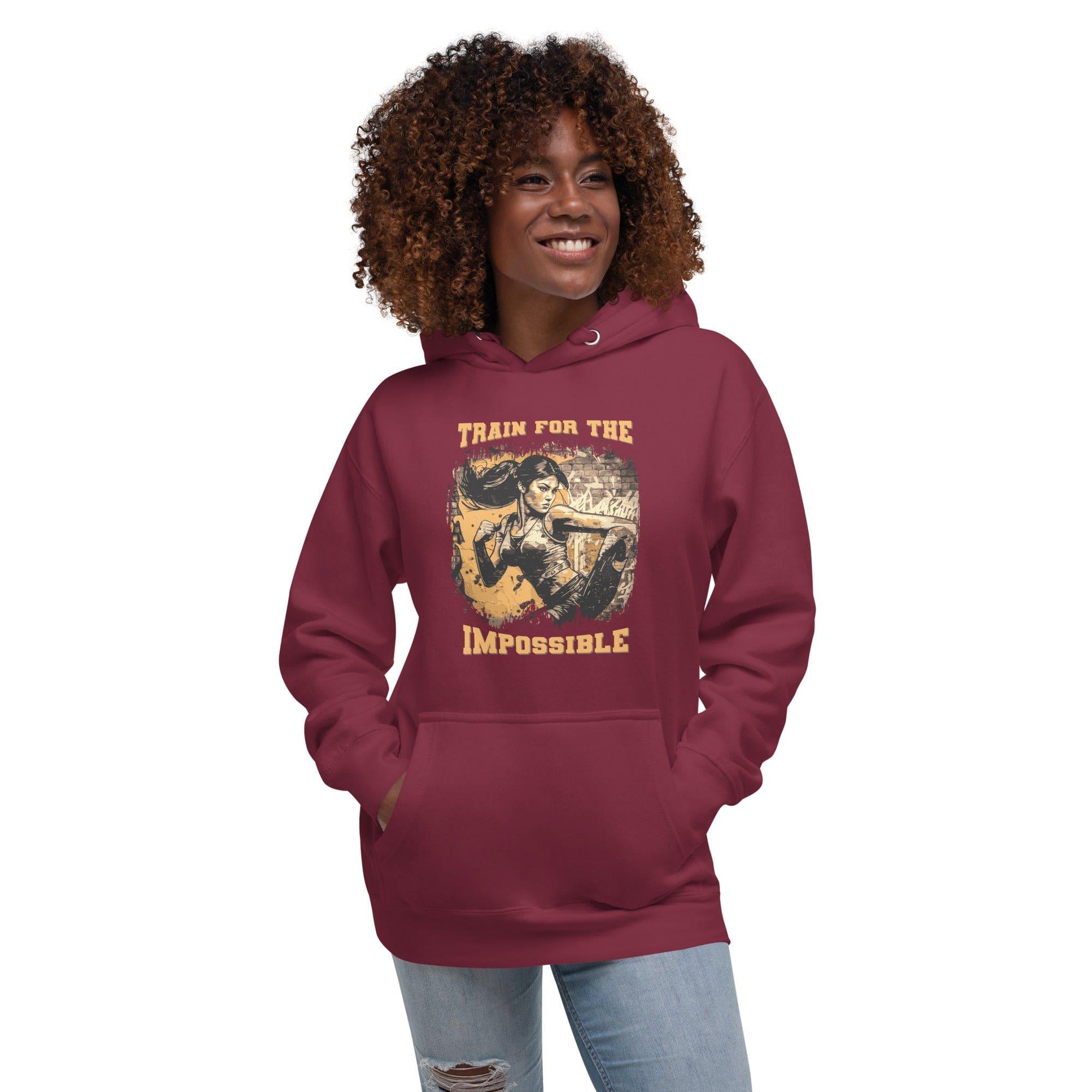 Train For The Impossible Unisex Hoodie - Beyond T-shirts