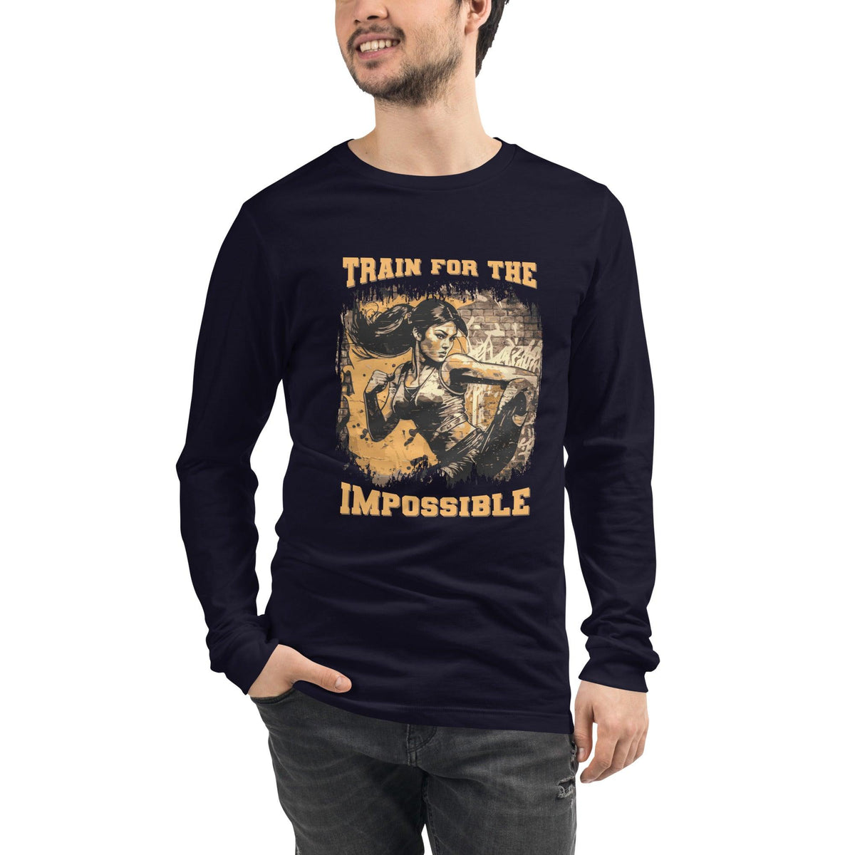 Train For The Impossible Unisex Long Sleeve Tee - Beyond T-shirts