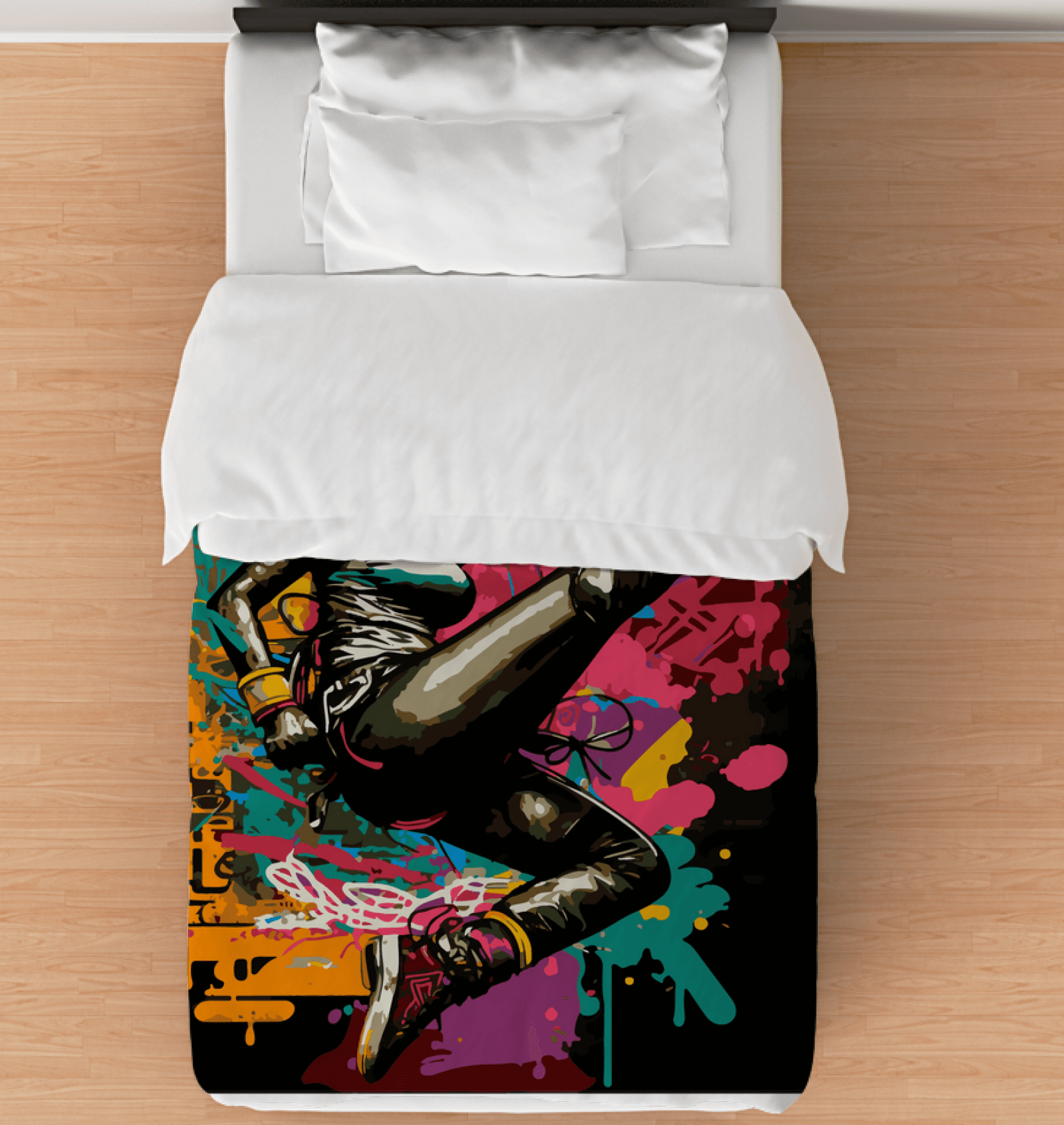 Train Hard Fight Easy Duvet Cover - Beyond T-shirts