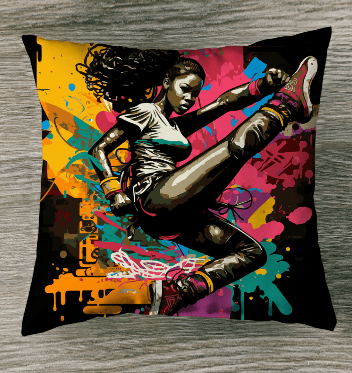 Train Hard Fight Easy Indoor Pillow - Beyond T-shirts