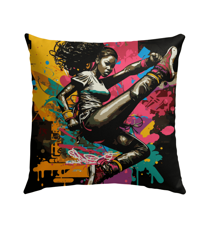 Train Hard, Fight Easy Outdoor Pillow - Beyond T-shirts