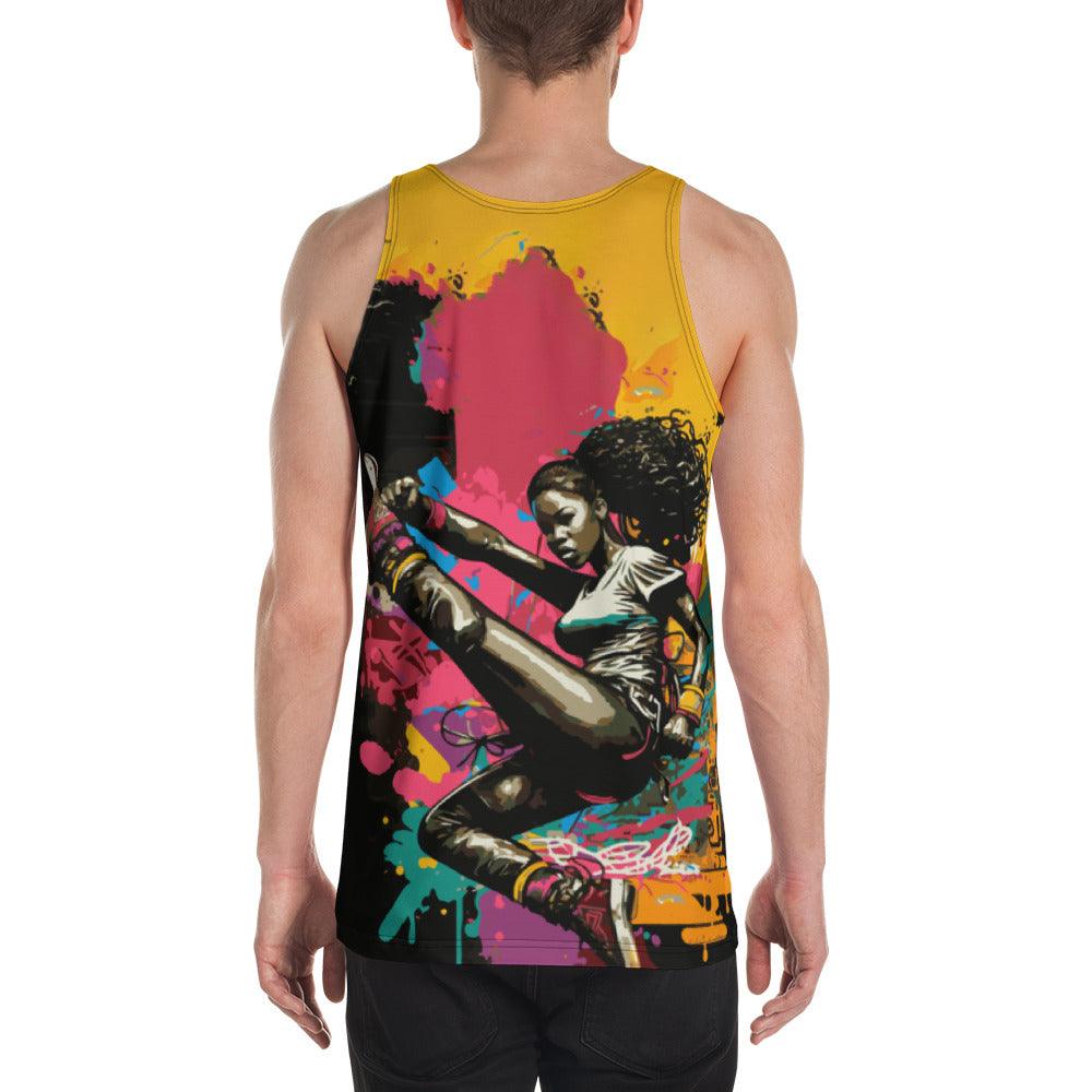 Train Hard Fight Easy Unisex Tank Top - Beyond T-shirts