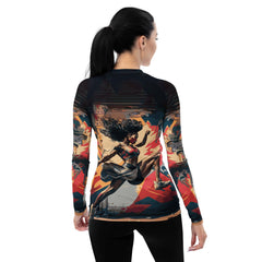 Train Hard Fight Easy Women's Rash Guard - Beyond T-shirts