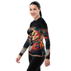 Train Hard Fight Easy Women's Rash Guard - Beyond T-shirts