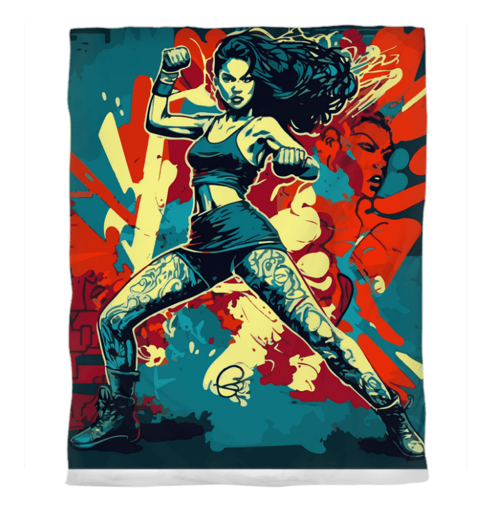 Train Hard Fight Harder Duvet Cover - Beyond T-shirts