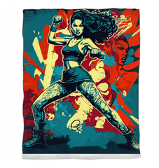Train Hard Fight Harder Duvet Cover - Beyond T-shirts