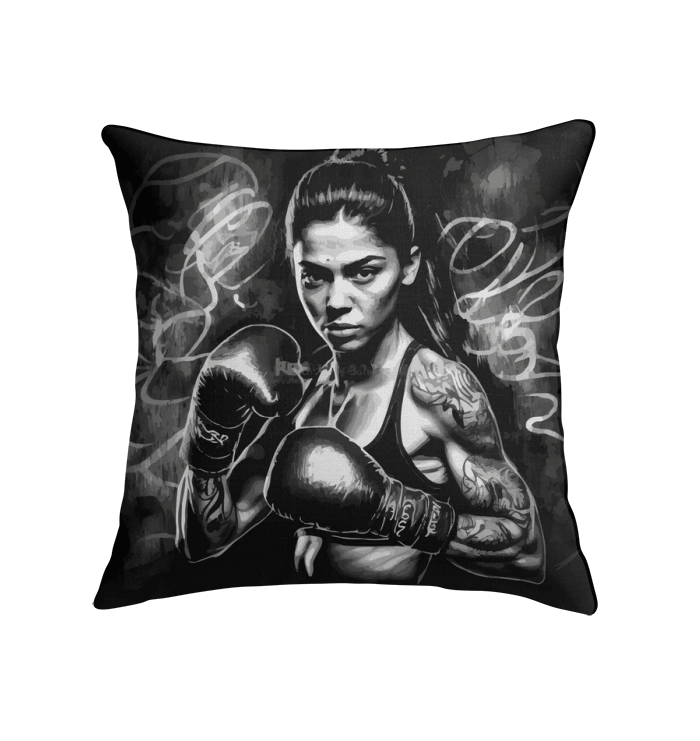 Train Hard, Fight Harder Indoor Pillow - Top View