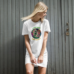 Train Hard Fight Harder Organic Cotton T-Shirt Dress - Beyond T-shirts